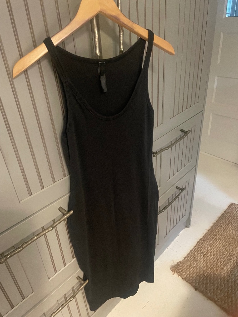 SKIMS Cotton Ribbed Tank Midi Dress